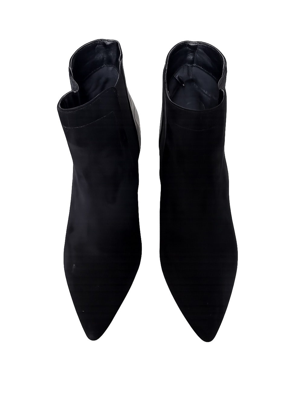 Ann Taylor Black Suede Ankle Booties | Size 9